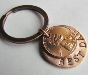 Best Dad Lucky Penny Key Chain