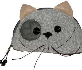  PURRRRRRse, Cosmetic Pouche, Cell Phone Case, Ready to Ship, Unique
