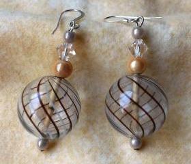 Blown Glass Earrings