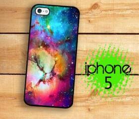 IPhone 5 Case - Rainbow Unicorn Nebula Space and Stars