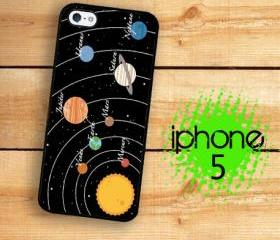 IPhone 5 Case - Planets and Stars Solar System