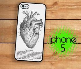 IPhone 5 Case - Medical Chart Anatomical Heart Vintage Medical 