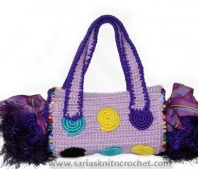 Girls Mini Purse Lavander Purse for Girls Tootsie Roll-Purple Purse for Girls