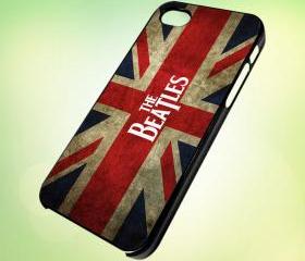HP123 The Beatles Band Logo design for iPhone 5 Black Plastic Case - leave message for White Case / iPhone 4 or iPhone 4S Case