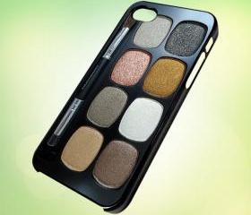 HP178 Eyeshadow Makeup Set design for iPhone 5 Black Plastic Case - leave message for White Case / iPhone 4 or iPhone 4S Case