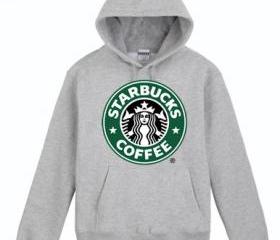 Grey Starbucks Hoodie