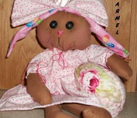 Karmel, a Chocolate Bunny Doll