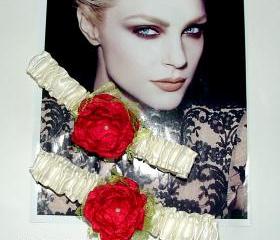 Wedding Garters, Bridal Garters, Lollie Couture