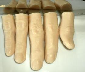 Soap - Finger Soap - Gag Gift - Finger - Fingers - Party Favors - Severed Finger Soap - Set of 5
