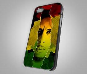 Bob Marley Face Artwork Prind on Hard Case for iPhone 4/4S