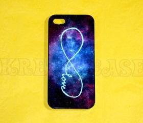 Iphone 5 Case, New iPhone 5 case Forever love - infinity Nebula iphone 5 Cover, iPhone 5 Cases, Case for iPhone 5