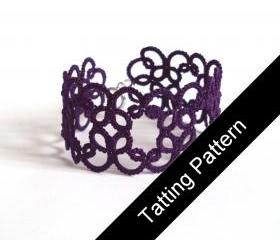 PDF Beginner Tatting Pattern - 'Christina' Bracelet