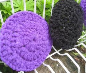 Dish Scrubbies. SET OF 3. Crochet Nylon Dish Scrubber.
