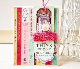 I often think of you handmade card 