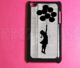 Ipod Touch 4 Case - Banksy Ballon girl Ipod 4G Touch Case, 4th Gen Ipod Touch Cases