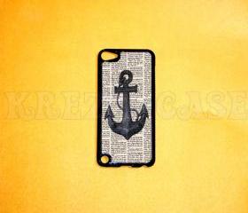 iPod Touch 5 Case, Anchor with book art iPod touch 5 Cases, iPod touch 5G Cover,Case for iPod touch 5