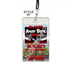 Angry Birds Heikki Set of 12 VIP Party Invitation Passes or Party Favors 