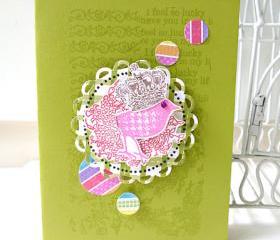 I feel so lucky to have you handmade card 