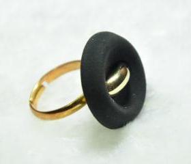 Black/Gold Ring
