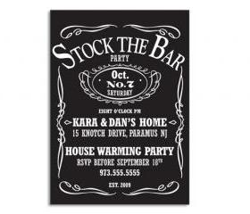 Stock the Bar Invitations