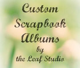 Custom 8.5x11 Scrapbook Album (20 pages) by The Leaf Studio. FREE shipping.