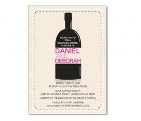 Wine Bridal Shower Invitation