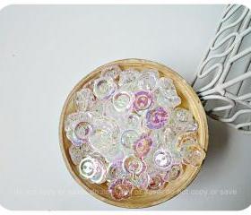 Transparent Shiny button 