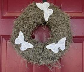 Butterfly wreath