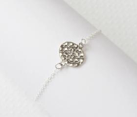 Sterling Silver Filigree Flower Bracelet, Sterling Silver Bracelet, Gift for her