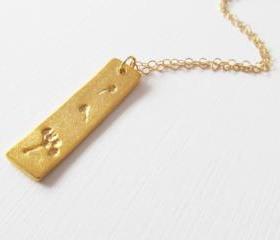 Dandelion Wish Necklace, 14kt Gold Filled Necklace, Gift for Her