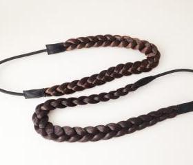 Braided satin wig elastic Head wrap Headband
