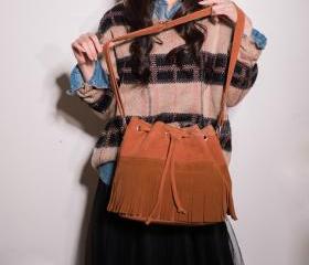 Fashion Tassel Shoulder Messenger Cross Body Bag Tote Handbag