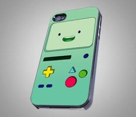 For iPhone 4/4S - Adventure Time Beemo - on Hard Case 