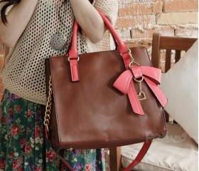 New Style Hit Color Three-dimensional Bow Handbag &bag