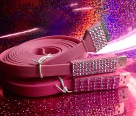 iPhone Charger - Extra Long Blinged Out 10 feet Cable