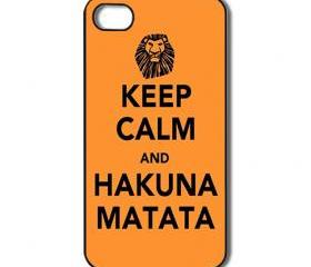 Hakuna Matata iPhone 4 /4s / 5 Case / Cover. Silicone Rubber / Hard Plastic