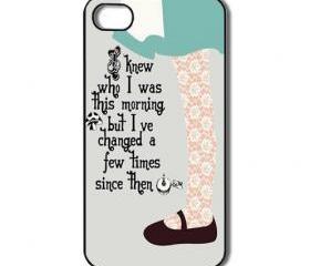 Alice in Wonderland iPhone 4 /4s / 5 Case / Cover. Silicone Rubber / Hard Plastic