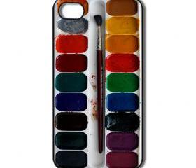 Water color palette iPhone 4 /4s / 5 Case / Cover. Silicone Rubber / Hard Plastic