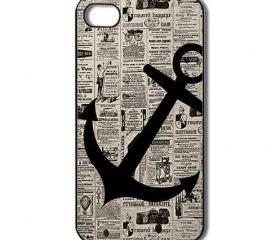 Anchor iPhone 4 /4s / 5 Case / Cover. Silicone Rubber / Hard Plastic 