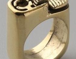 Fashion Golden Punk Lighter Ring