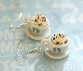 starbucks coffee earrings