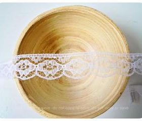 White scallop lace #002 