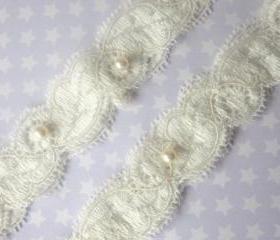 Garter - Simply Pearls Bridal Garter Set