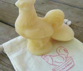 le coq à laver - Rooster and Egg Soap Set
