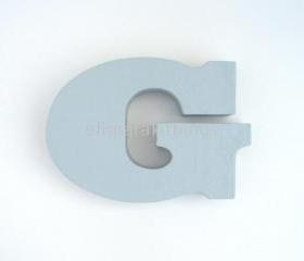 3D paper mache letter 'G'