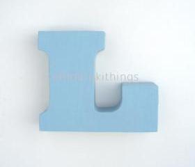 3D paper mache letter 'L'