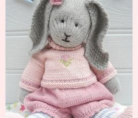 Primrose Rabbit/ Bunny/Toy Knitting Pattern/ Pdf/ Email Pattern