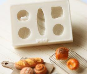 Miniature Clay Mold Push Mold for Dollhouse Miniature French Breads