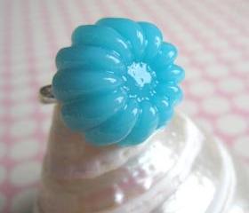 Blue Jelly Pudding Ring