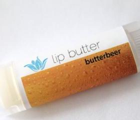 Butterbeer lip butter, all natural lip balm, vegan gluten free butterscotch